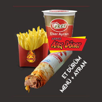 ET DÜRÜM MENÜ + AYRAN